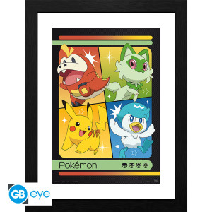 POKEMON - Framed print "Scarlet & Violet Starters" (30x40) x2*