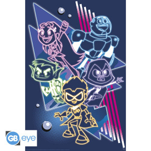 TEEN TITANS - Poster Maxi 91.5x61 - Neon Titans *