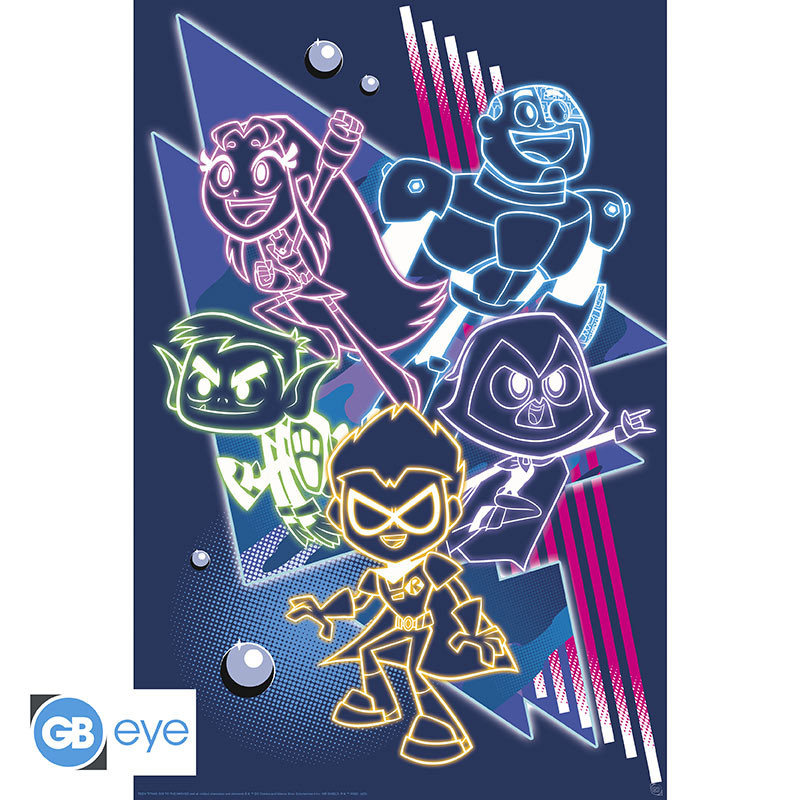 TEEN TITANS - Poster Maxi 91.5x61 - Neon Titans *