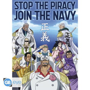 ONE PIECE - Poster Chibi 52x38 - Marine Army *