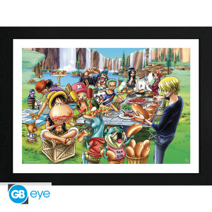 ONE PIECE - Framed print "Hot-Dog Party" (30x40) x2 *