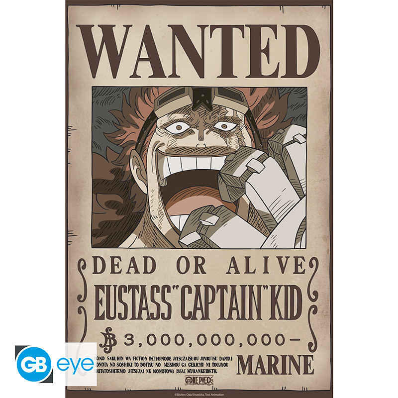 ONE PIECE - Poster Chibi 52x38 - Wanted Kid Wano*