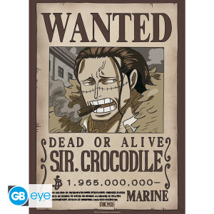 ONE PIECE - Poster Chibi 52x38 - Wanted Crocodile Wano*