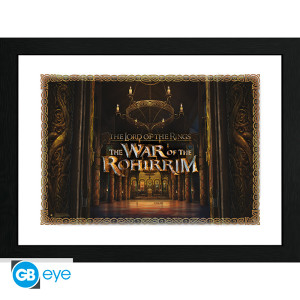 LORD OF THE RINGS - Framed print - TWOTR - "Throne" (30x40) x2