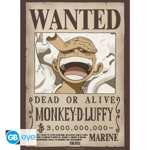 ONE PIECE - Set 2 Posters Chibi 52x38 - Wanted Luffy & Zoro x4