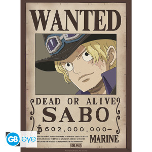 ONE PIECE - Set 2 Posters Chibi 52x38 - Wanted Sabo & Ace x4