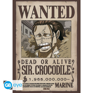 ONE PIECE - Set 2 Posters Chibi 52x38 - Wanted Mihawk & Crocodile x4*