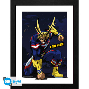 MY HERO ACADEMIA - Framed print "All Might" (30x40) x2*