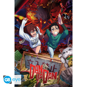 DAN DA DAN - Poster Maxi 91.5x61 FSC MIX - Key art Momo & Okarun