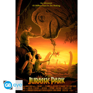 JURASSIC PARK - Poster Maxi 91.5x61 FSC Mix - Vintage Poster*