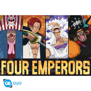 ONE PIECE - Poster Maxi 91.5x61 FSC MIX - The Four Emperors