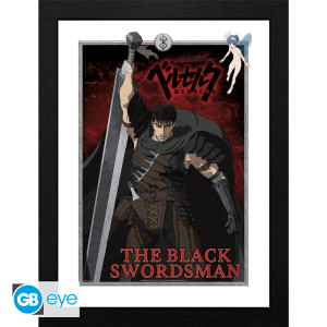 BERSERK - Framed print FSC MIX "The Black Swordsman" (30x40) x2