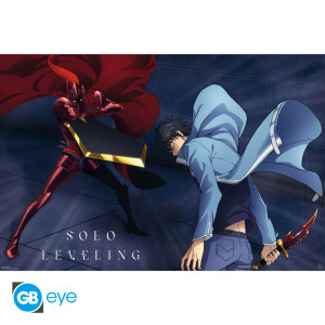 SOLO LEVELING - Poster Maxi 91.5x61 FSC Mix - Jinwoo vs Igris