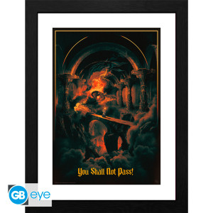 LORD OF THE RINGS - Framed print "You shall not pass" (30x40) x2