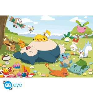 POKEMON - Poster Maxi 91,5x61 FSC MIX - Journée pique-nique