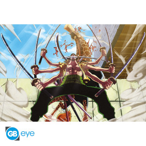 ONE PIECE - Poster Maxi 91.5x61 FSC MIX - Zoro vs Kaku