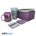 FRIENDS - Pck Glass XXL + Mug + 2 Coasters "Doodle"*
