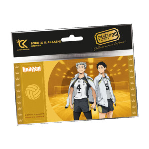 HAIKYU!! - Golden TIcket - Bokuto & Akaashi x5
