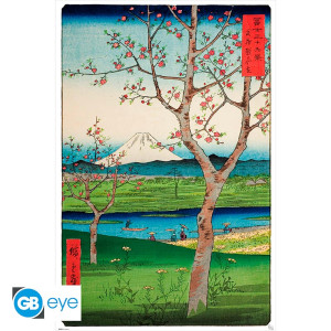 HIROSHIGE - Poster Maxi 91.5x61 FSC MIX - The Outskirts of Koshigaya