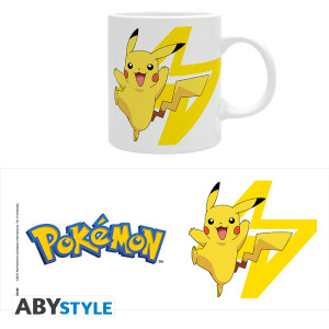 POKEMON - Mug - 320 ml - Logo & Pikachu - subli - box x2 *