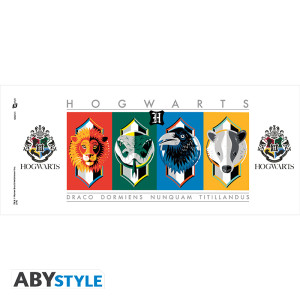 HARRY POTTER - Mug - 320 ml - House Crests Simple - subli box x2
