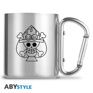 ONE PIECE - Mug carabiner - Ace & Skull - box x2