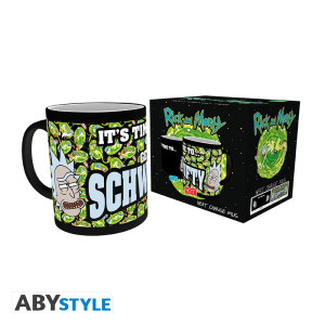 RICK AND MORTY - Mug heat change - 320 ml - Get Schwifty -  x2 * DT