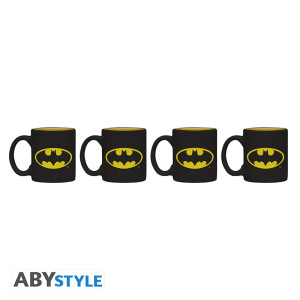 DC COMICS - Set 4 espresso mugs - Batman Iconic * DT