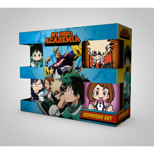 MY HERO ACADEMIA - Set 4 espresso mugs - Chibi * DT