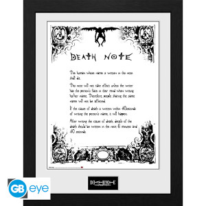DEATH NOTE - Framed print "Death Note" (30x40) x2