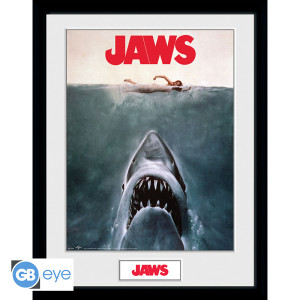 JAWS - Framed print "Key Art" (30x40) x2