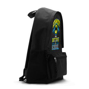 Batman - Backpack - "BATCAVE TO SCHOOL"*