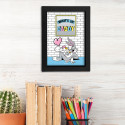 LOONEY TUNES - Black Kraft Frame 15x20 - Family&Friends - DADDY  x8*