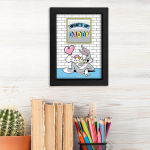 LOONEY TUNES - Black Kraft Frame 15x20 - Family&Friends - DADDY  x8*