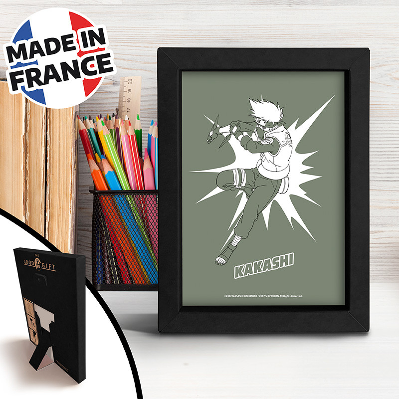 Naruto Shippuden - Cadre Kraft 15x20cm - POP Color - Kakashi x8*