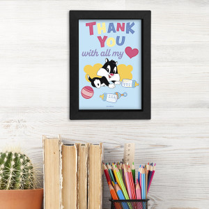 Looney Tunes - Frame - "THANK YOU with all my heart" x8*
