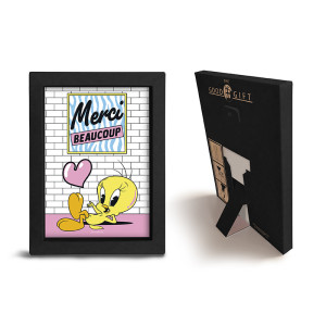 Looney Tunes - Frame - "MERCI BEAUCOUP" x8*