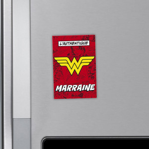 Wonder Woman - Magnet - L'AUTHENTIQUE "WONDER" MARRAINE  x6*