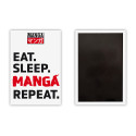 EAT SLEEP MANGA REPEAT - Magnet - Asian Art x6*
