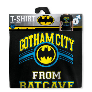 Batman - Man Black tshirt "BATCAVE TO SCHOOL"*