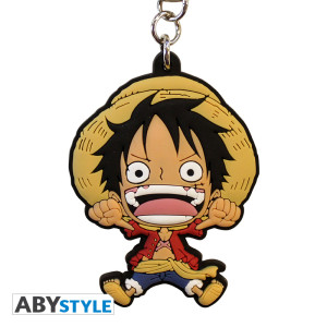 ONE PIECE - Keychain PVC - Luffy SD X4