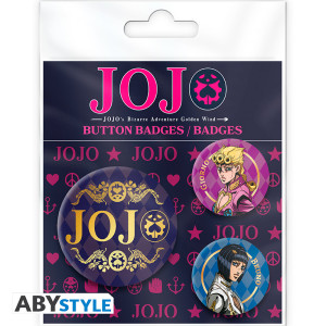 JOJO'S BIZARRE ADVENTURE - Badge Pack - Golden Wind X4