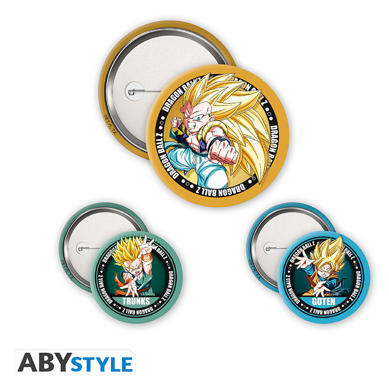 DRAGON BALL - Badge Pack - DBZ/Trunks, Goten & Gotrunks X4