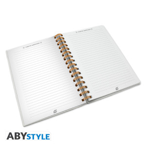 NARUTO SHIPPUDEN - Notebook A5 Spiral "Team 7 & Hokage" X4
