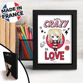 Dc Comics - Cadre Kraft Noir 15x20 - HARLEY "CRAZY IN LOVE" x8