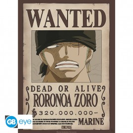 ONE PIECE - Set 2 Chibi Posters - Wanted Zoro & Sanji (52x38) x4