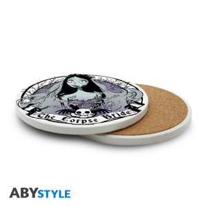 CORPSE BRIDE - Ceramic Coasters "Emily"