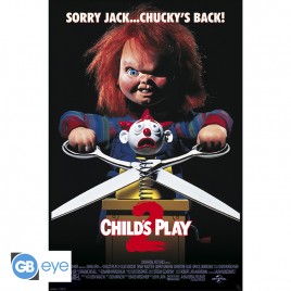 CHUCKY - Poster «Chucky 2» roulé filmé (91.5x61)