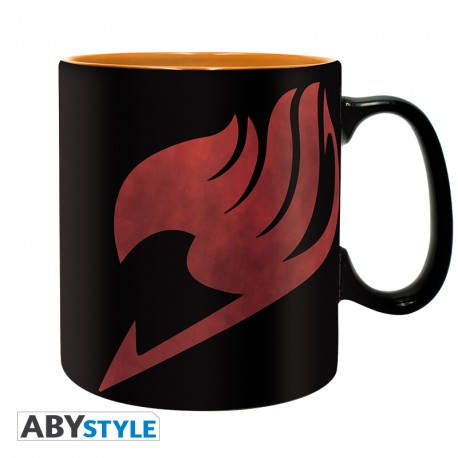FAIRY TAIL - Mug - 460 ml - Lucy, Natsu & Emblem - box x2