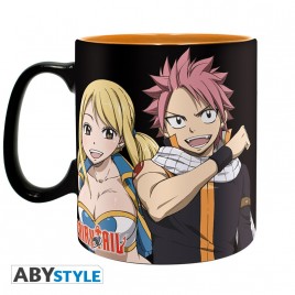 FAIRY TAIL - Mug - 460 ml - Lucy, Natsu & Emblem - box x2